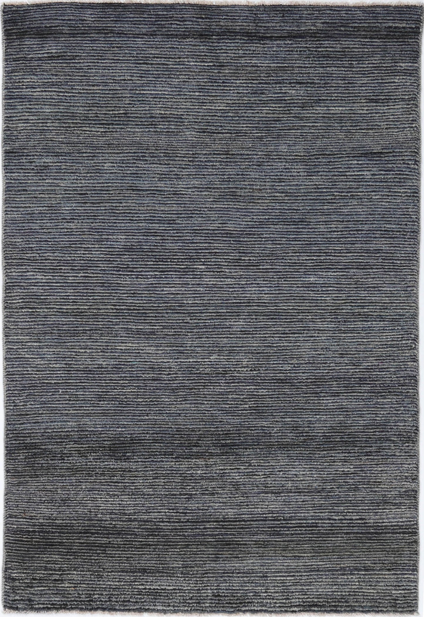 Hand-Knotted Oushak Carpet 4' X 5'.11" Traditional, Blue Fine Wool Area Rug 4x6